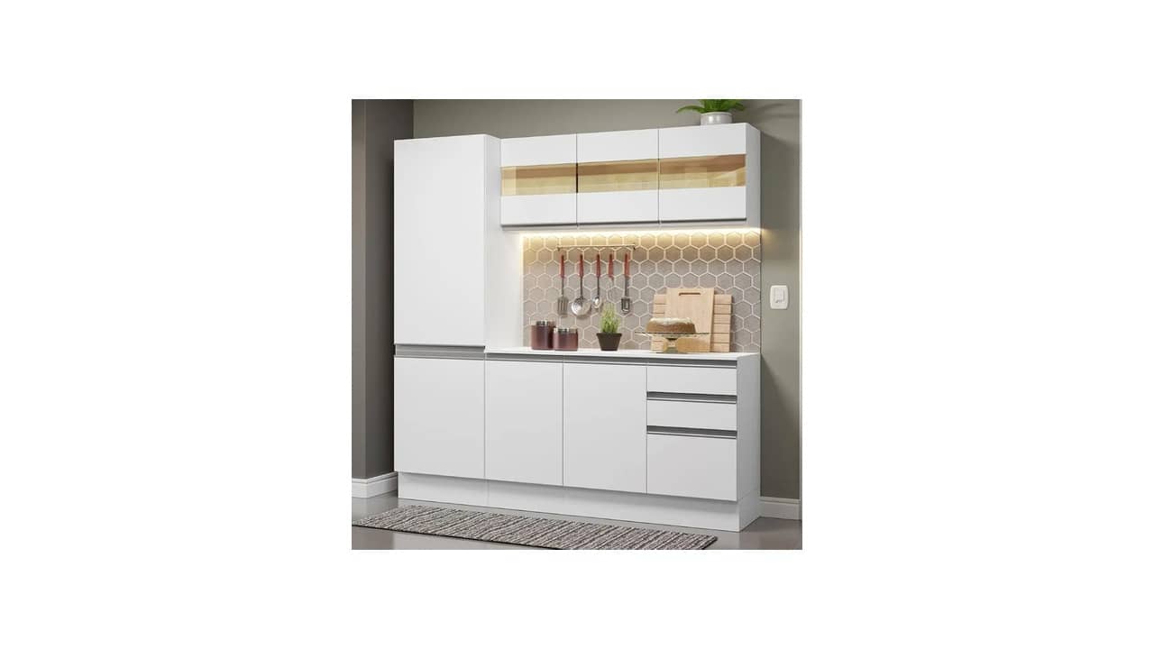 Armário de Cozinha Modulado: As 10 Melhores Opções para Compactação e Estilo