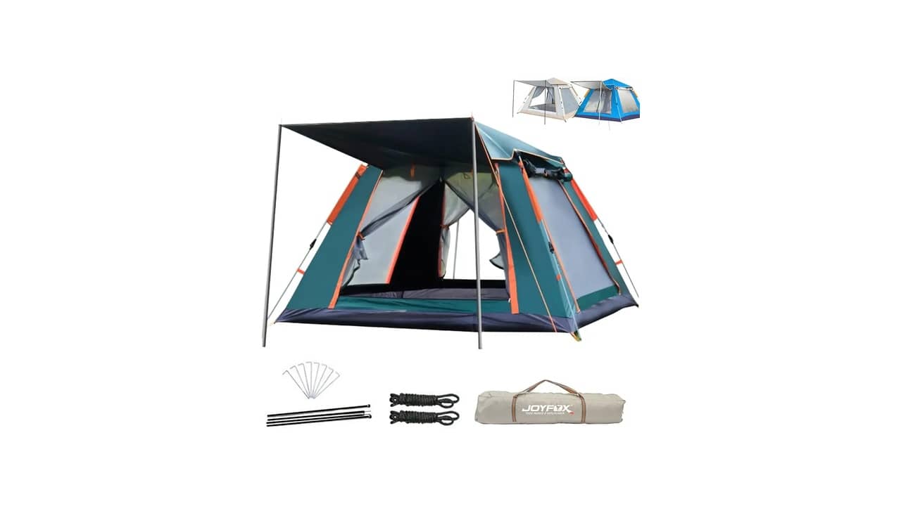 Barraca de Camping 4 Pessoas Impermeável: 7 Modelos com Montagem Automática