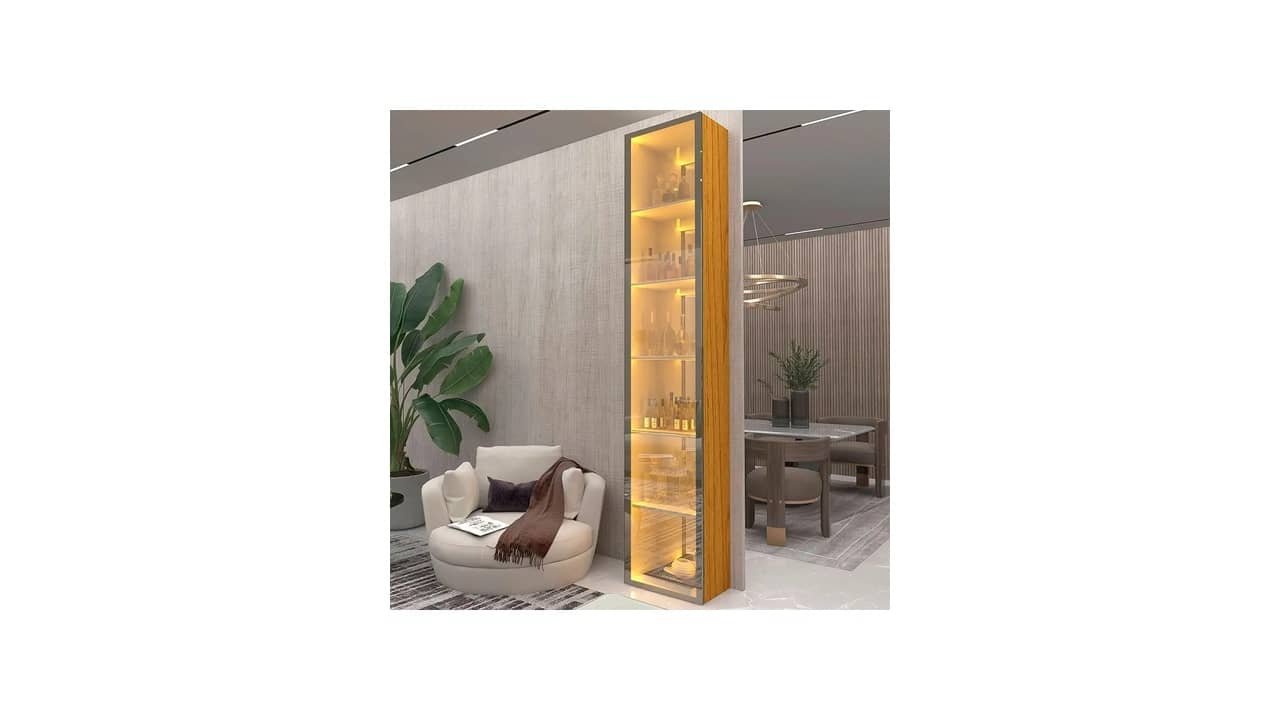 Cristaleira de Vidro com LED: As 10 Melhores Opções de Cristaleiras Decorativas