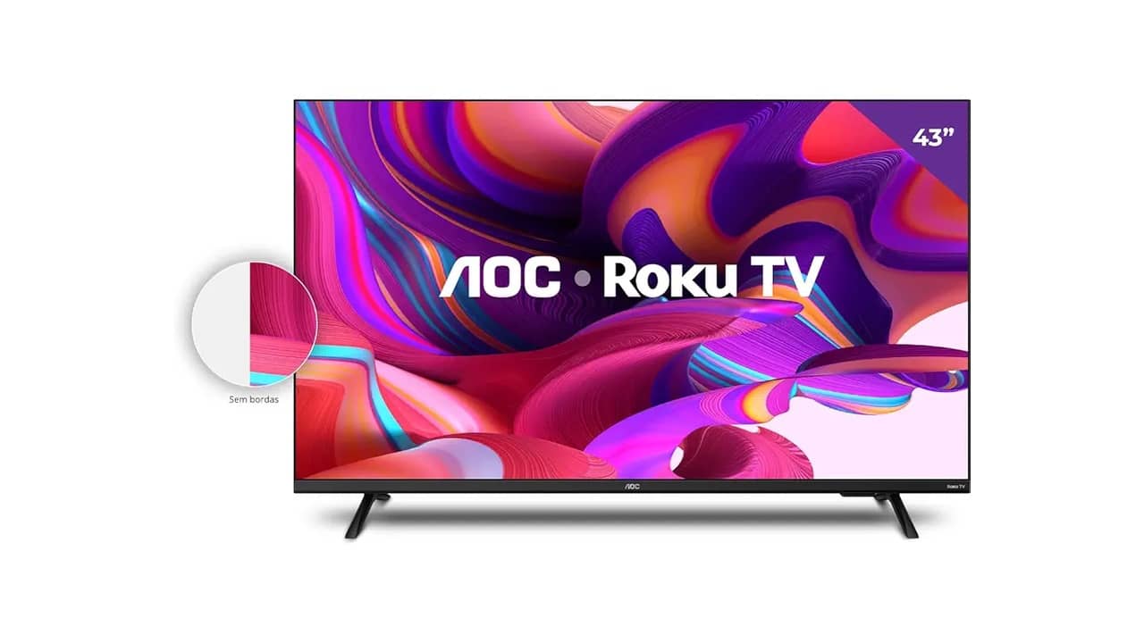 Display de TV AOC 43 Polegadas: A Melhor Escolha para Qualidade Full HD