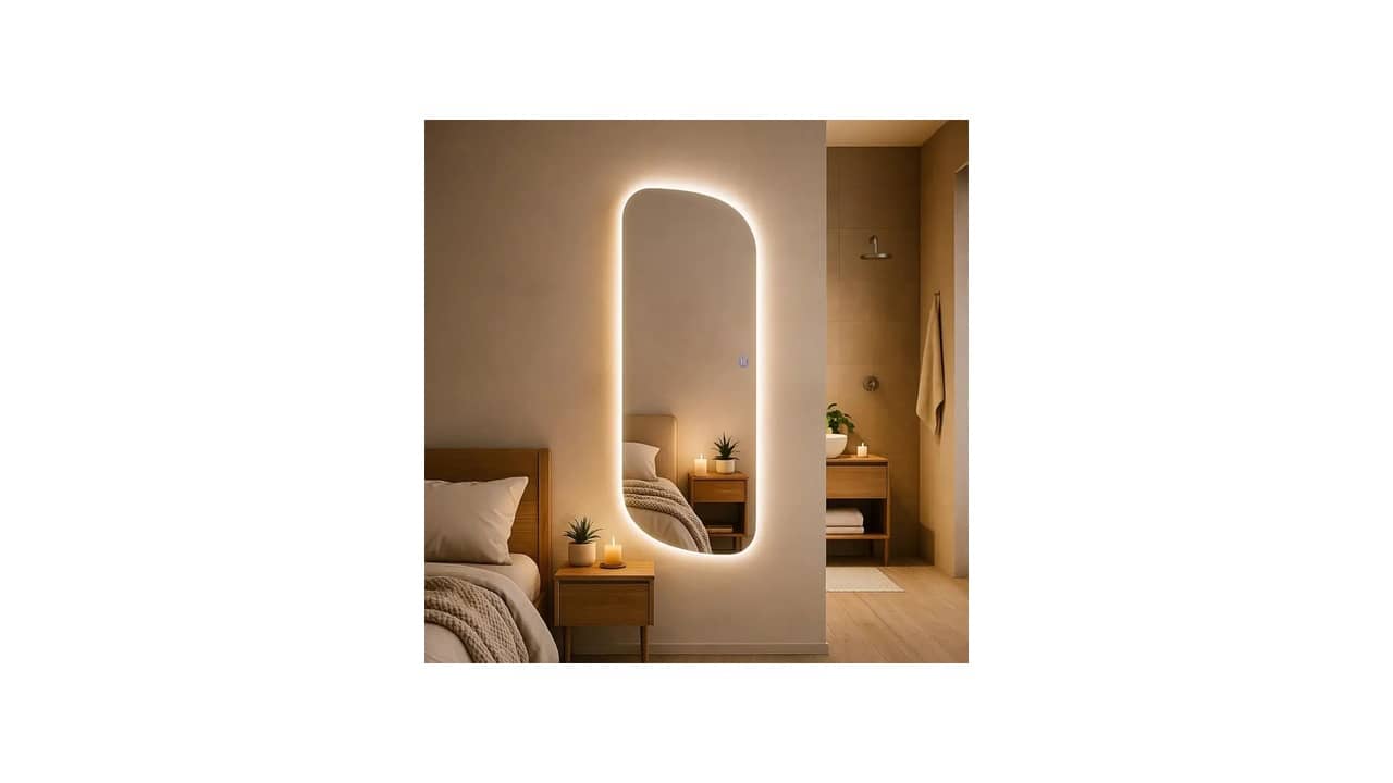 Espelho para Quarto e Penteadeira: As 10 Melhores Opções com Iluminação LED