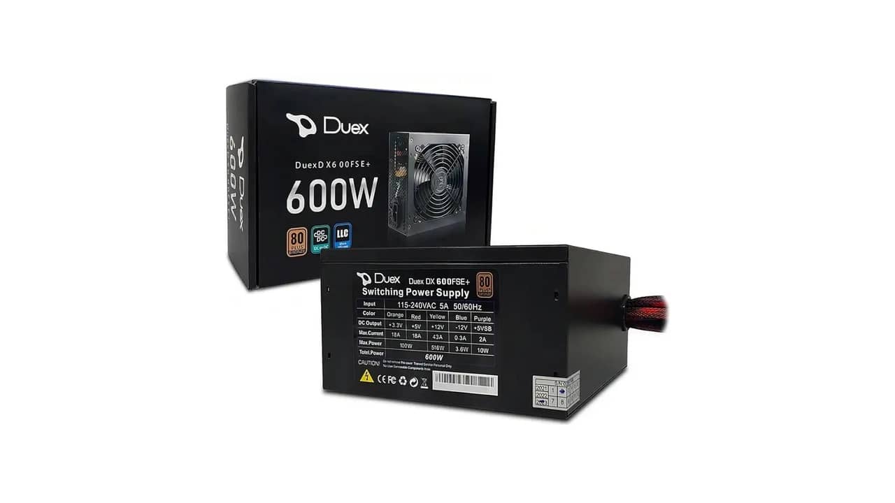 Fonte para PC 600W e 650W: As 10 Melhores Opções de Confiabilidade e Eficiência