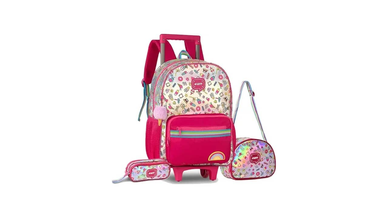 Kit Escolar com Mochila de Rodinhas: A Escolha Certa para Crianças