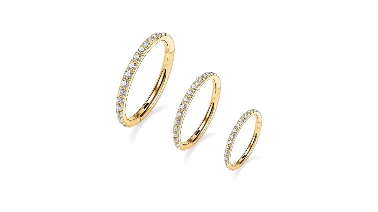 Piercing em Titânio e Ouro 18k: As 10 Melhores Opções para Você