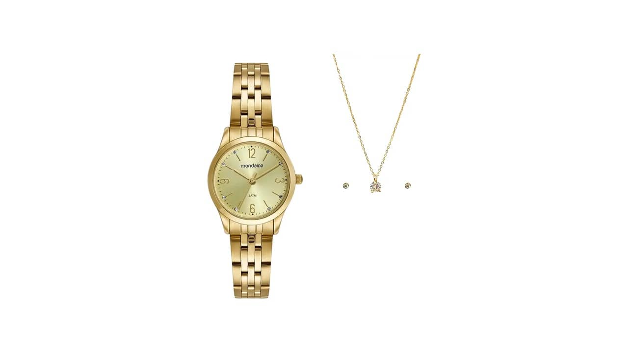 Relógio Feminino Dourado Original: As 10 Melhores Opções Com Semi-joias
