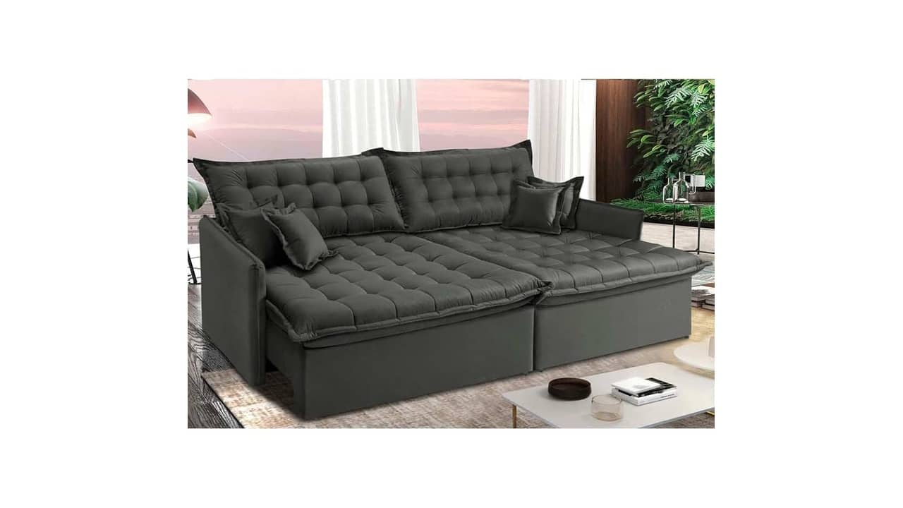Sofá Retrátil e Reclinável com Pillow Top: A Melhor Opção para Conforto e Versatilidade