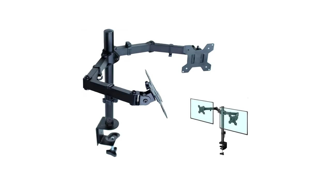 Suporte para 2 Monitores Lado a Lado: Os 10 Melhores com Ajuste Ergonômico