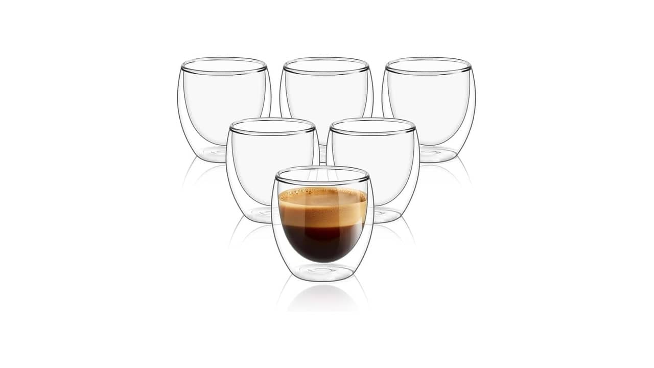 Xícara de Café Expresso: As 10 Melhores Opções de Vidro Com Parede Dupla